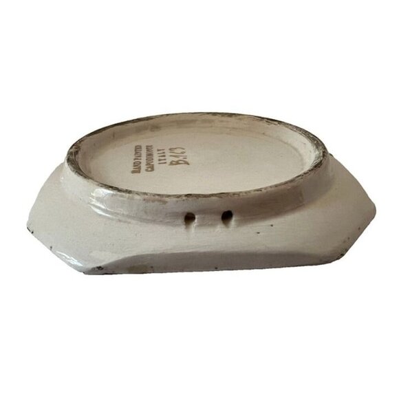 Vintage Capodimonte Italy HandPainted Porcelain‎ Cherub Trinket Dish WallHanging - Picture 5 of 5